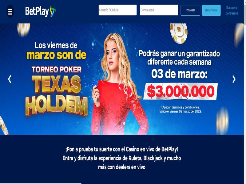 Conoce sobre el casino online de Betplay