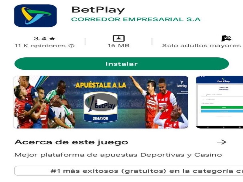 Betplay en tu movil-Descargala