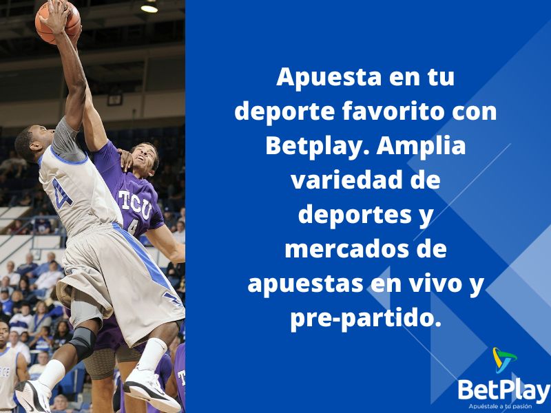 Un catálogo deportivo para apuestas online en Betplay