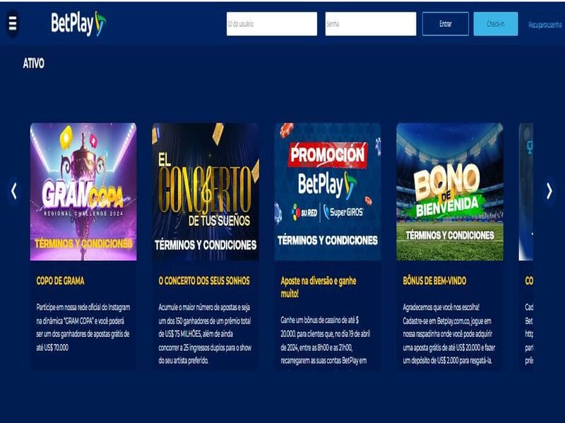 betplay bônus